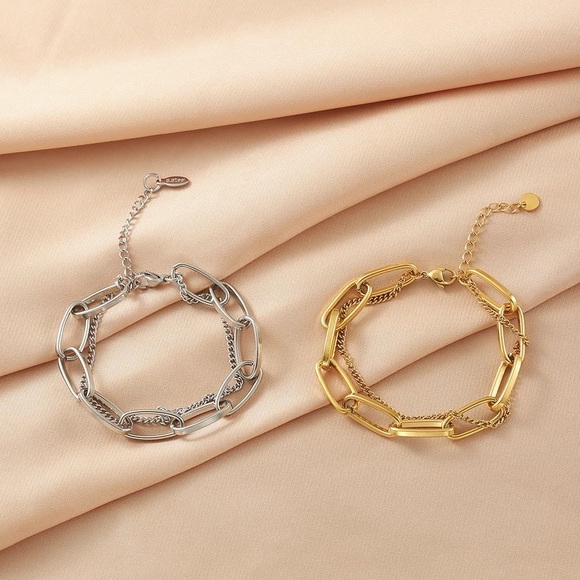 Jewelry - TODAY DEAL Chain Bracelet SILVER + GOLD